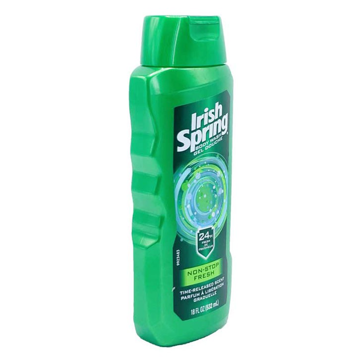 Gel tắm Irish Spring Non-Stop Fresh, 532ml