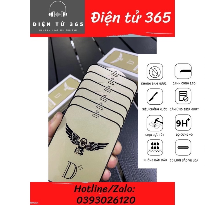 Kính cường lực BS ĐẠI BÀNG cho IP 7, 8, X, XR, SE, 11,12,13 chống xước,bám vân tay, sứt mép, ánh sáng xanh