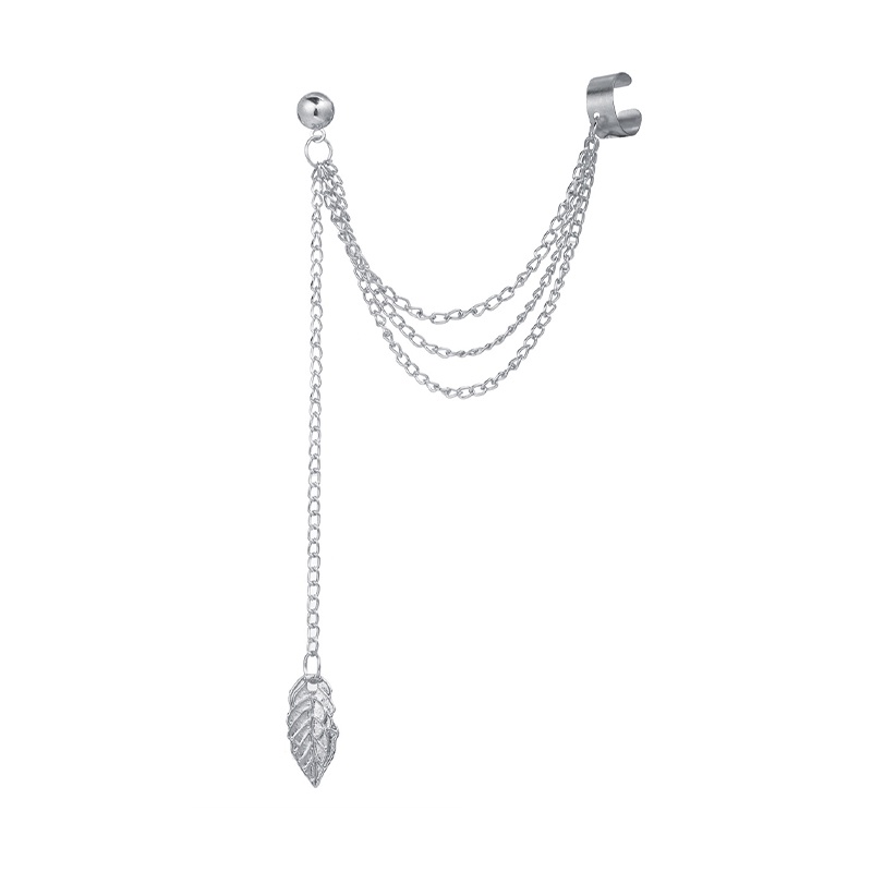 7 chiếc / bộ Bông tai thời trang Bông tai vàng lá Kẹp Bông tai dành cho phụ nữ Không xỏ khuyên tai Trang sức bằng sụn giả Bông tai bằng sụn