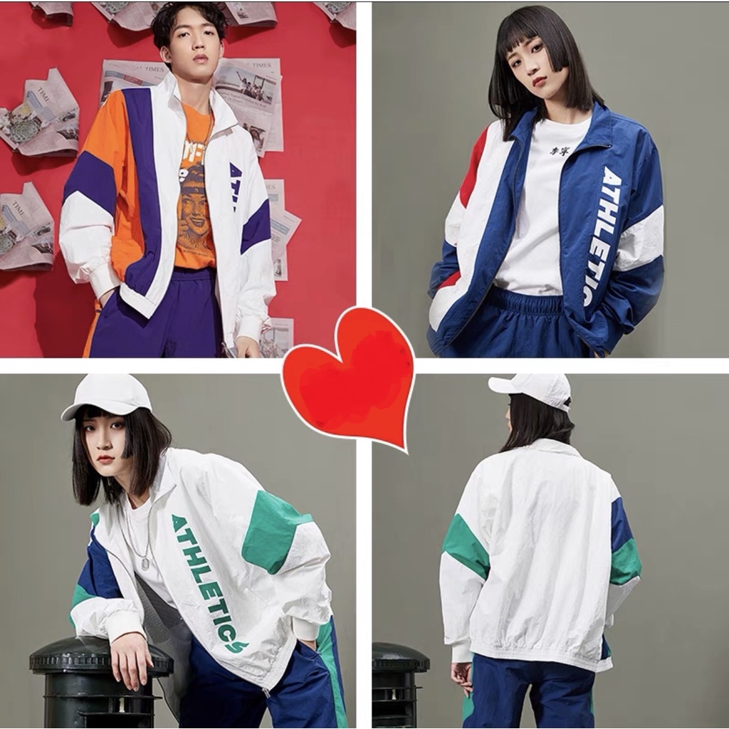 Áo Khoác Dù 2 lớp form rộng unisex chống nắng không nón kết hợp nhiều màu tinh tế