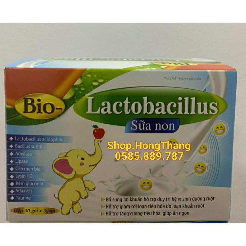 Bio- Lactobacillus Sữa non men cân hằng hệ vi sinh đường ruột, giảm rối loạn tiêu hóa, tăng cường sức đề kháng, ăn ngon