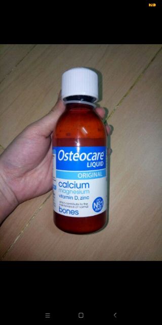 Canxi nước Osteocare Original Liquid 200ml cho trẻ từ 3 tuổi và phụ nữ mang thai