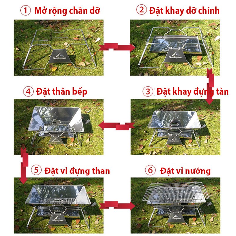 BẾP NƯỚNG THAN BBQ KHÔNG KHÓI - BẾP NƯỚNG THAN HOA