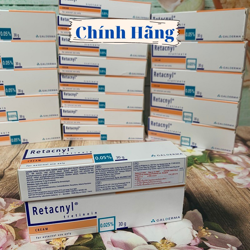 Retacnyl ⚜️ CHÍNH HÃNG ⚜️ Kem ngừa mụn, chống lão hóa Retacnyl Tretinoin Cream 30g | BigBuy360 - bigbuy360.vn