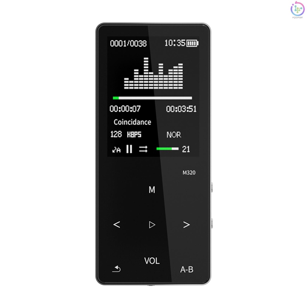 Máy Nghe Nhạc MP3 Mhdi/M320 BT Màn Hình 1.8-inch FM Radio FM MP3 MP4 3.5mm Thiết Kế Nhỏ Gọn Kèm Loa
