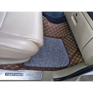 Thảm lót sàn ô tô 5d, 6d Nano 2 chỉ Toyota Fortuner 2009 – 2021 kháng khuẩn, khử mùi