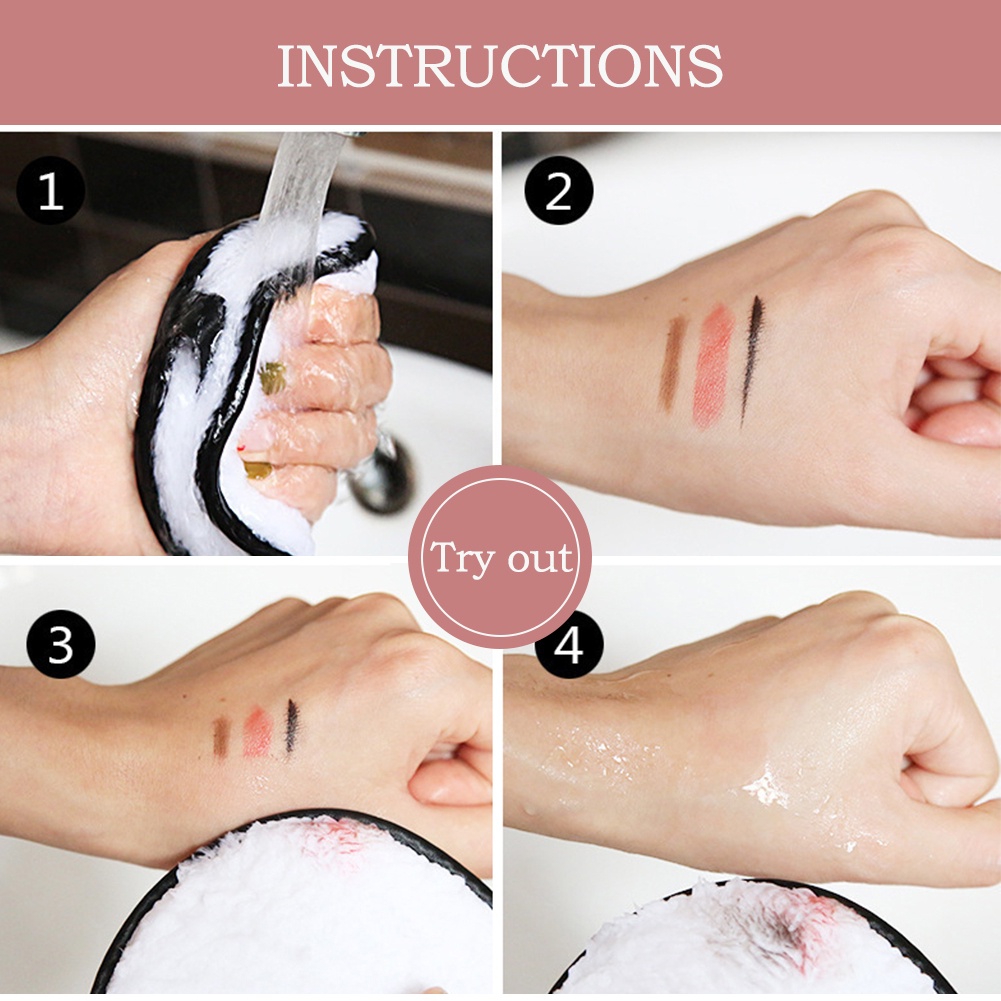 Mút Cotton Mềm Tẩy Trang Có Thể Tái Sử Dụng