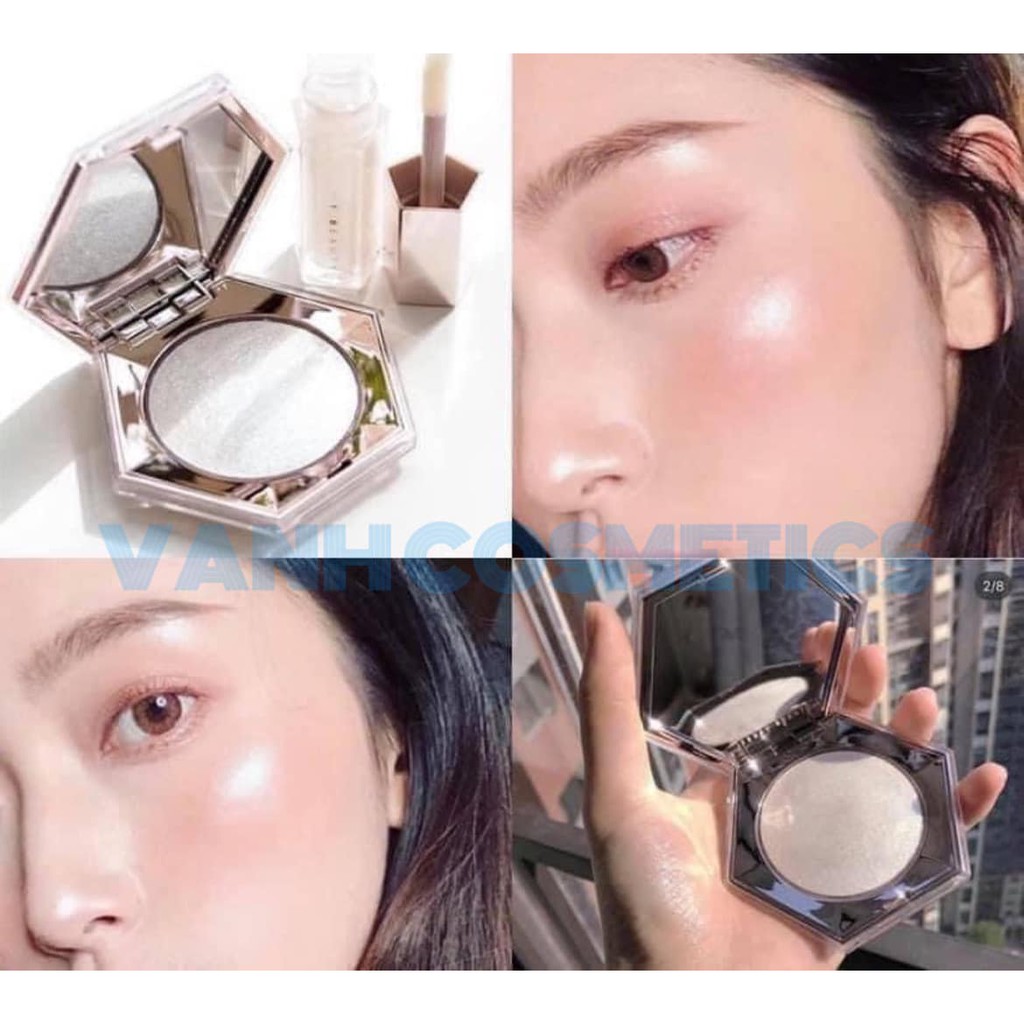 |Sale Shock| Set Fenty - Beauty Hightlight và Son bóng sang chảnh- Vanhcosmetics | BigBuy360 - bigbuy360.vn