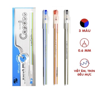 Bút nến Thiên Long 093, bút kẻ sọc candee