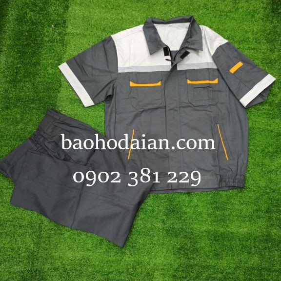 Quần áo kỹ sư, kỹ thuật nam/nữ Pangrim Hàn Quốc tay ngắn PR04