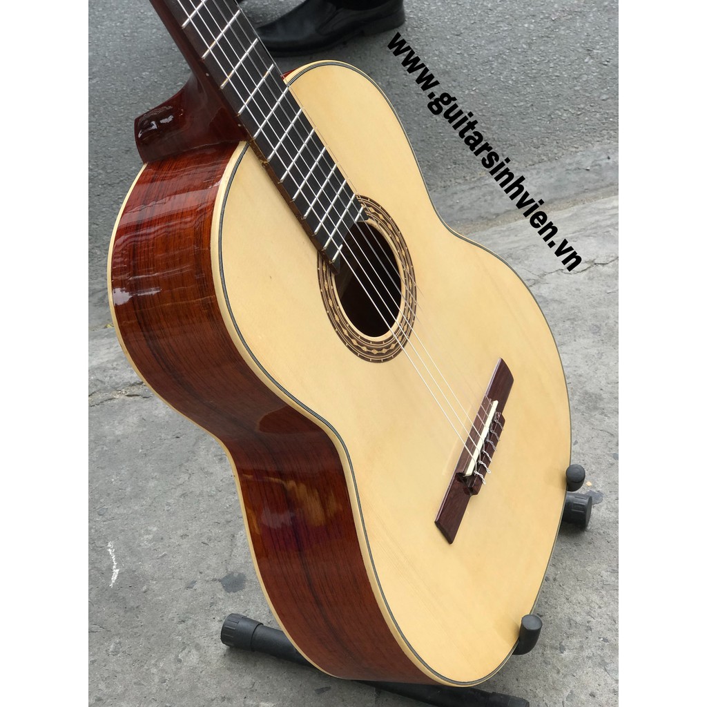 Đàn guitar Classic Tập Chơi Gỗ Thịt Chất Lượng - Giá Siêu Rẻ - Có Ty Chống Cong Cần SV-C2