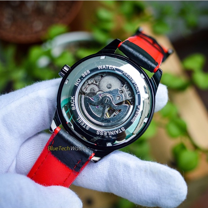 ĐỒNG HỒ CƠ LỘ MÁY NAM TEVISE DÂY DA CAO CẤP CHÍNH HÃNG