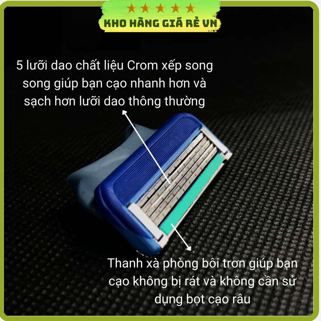 Dao cạo râu cao cấp 5 lưỡi Itechcare nhập khẩu