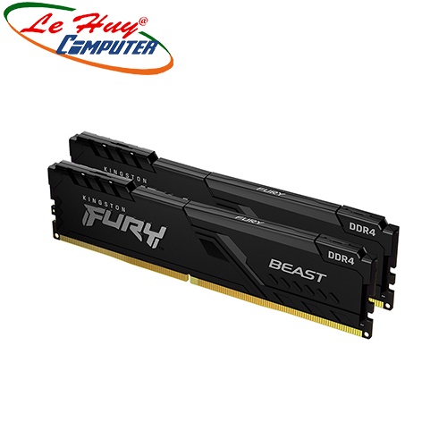 Ram Máy Tính Kingston Fury Beast Black 16GB (2x8GB) 2666MHz DDR4 (KF426C16BBK2/16)