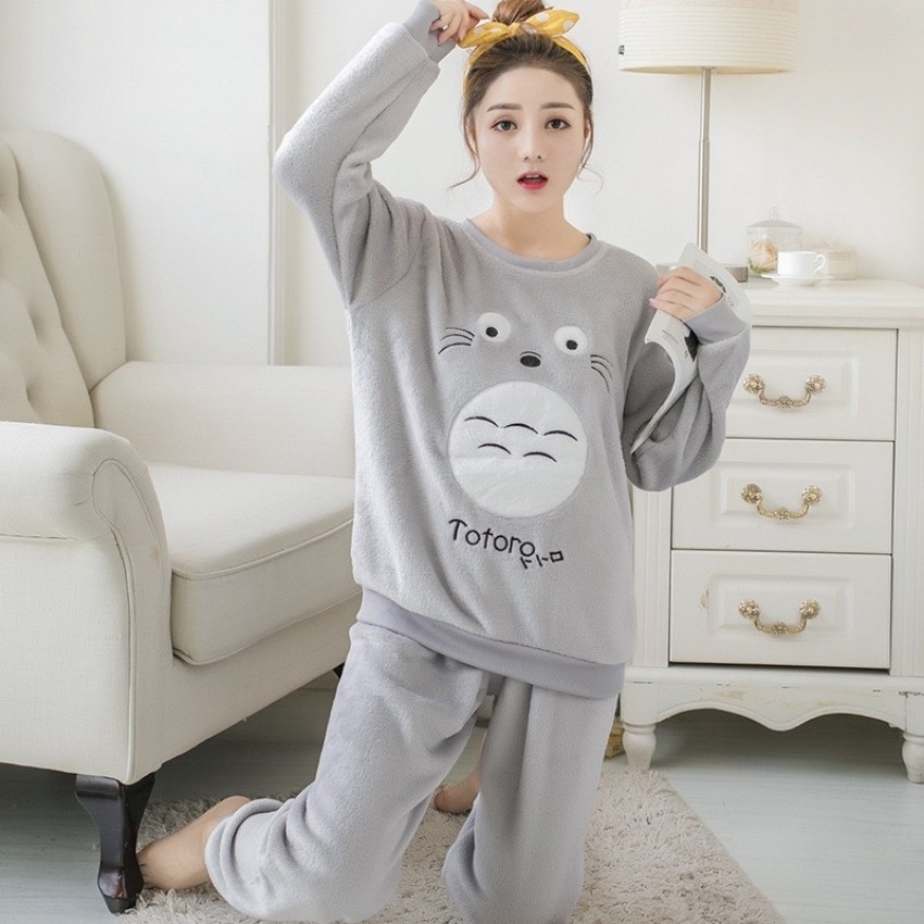 Bộ lông mặc nhà thu đông siêu ấm cho bạn gái