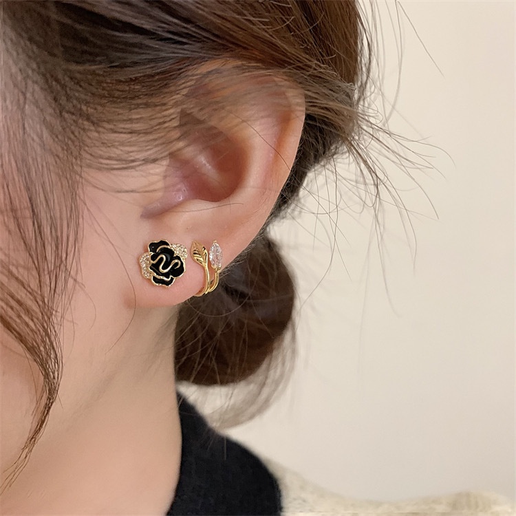 Bông Tai Hoa Hồng Hai Đầu Tháo Rời Được Phong Cách Thời Trang Mới 2022