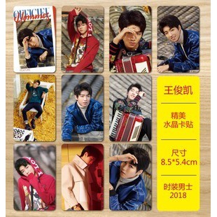 Card ảnh thần tượng tfboys dương dương got7 seventeen quà tặng trang trí xinh xắn dễ thương