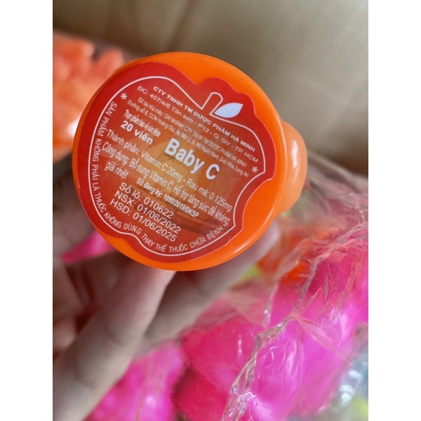 KẸO VITAMIN C HÌNH THÚ ĐỦ MÀU [ BỊCH 10 CON]