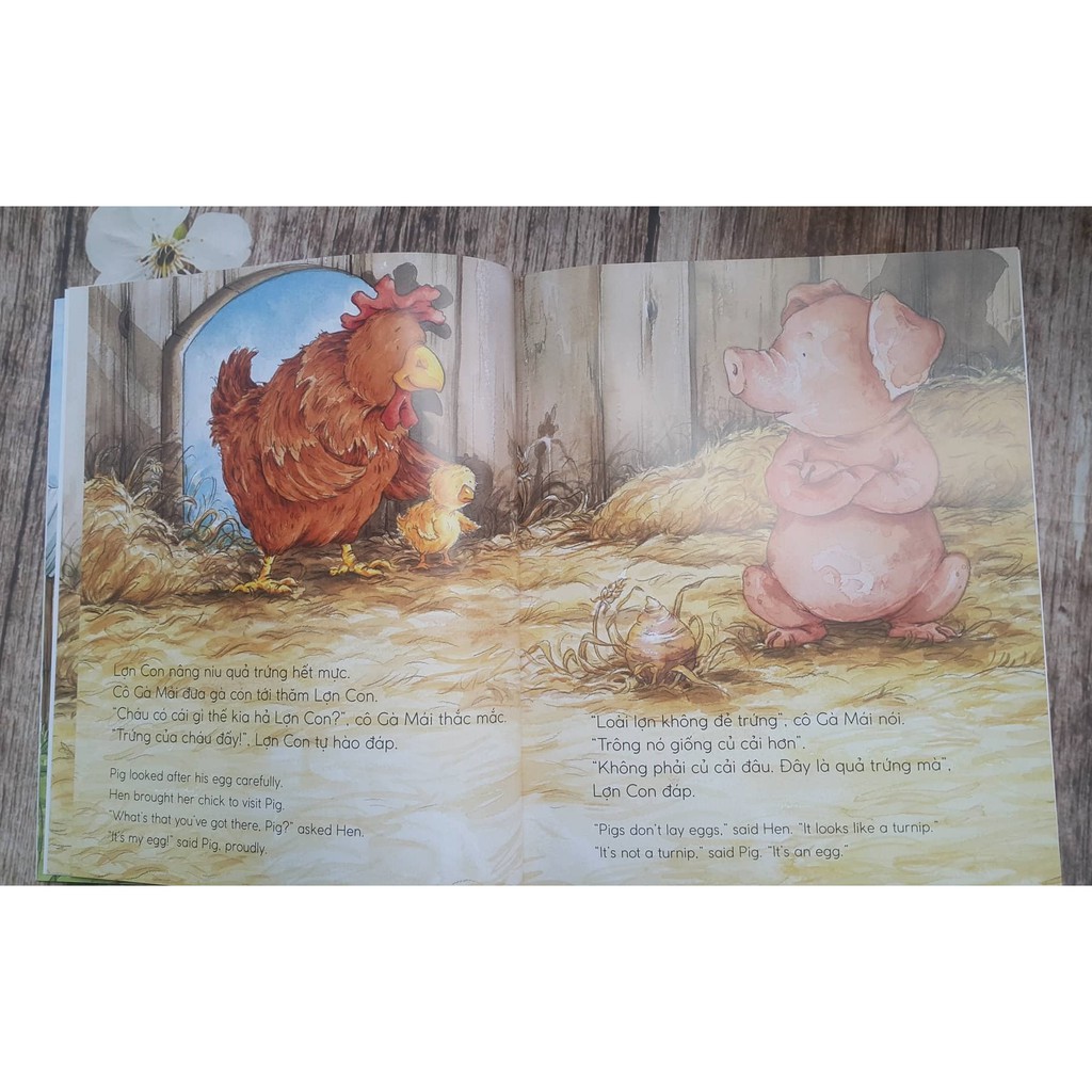 Sách - Quả Trứng Của Lợn Con – Pig’S Egg (Picuter Book Song Ngữ 3-8 tuổi)