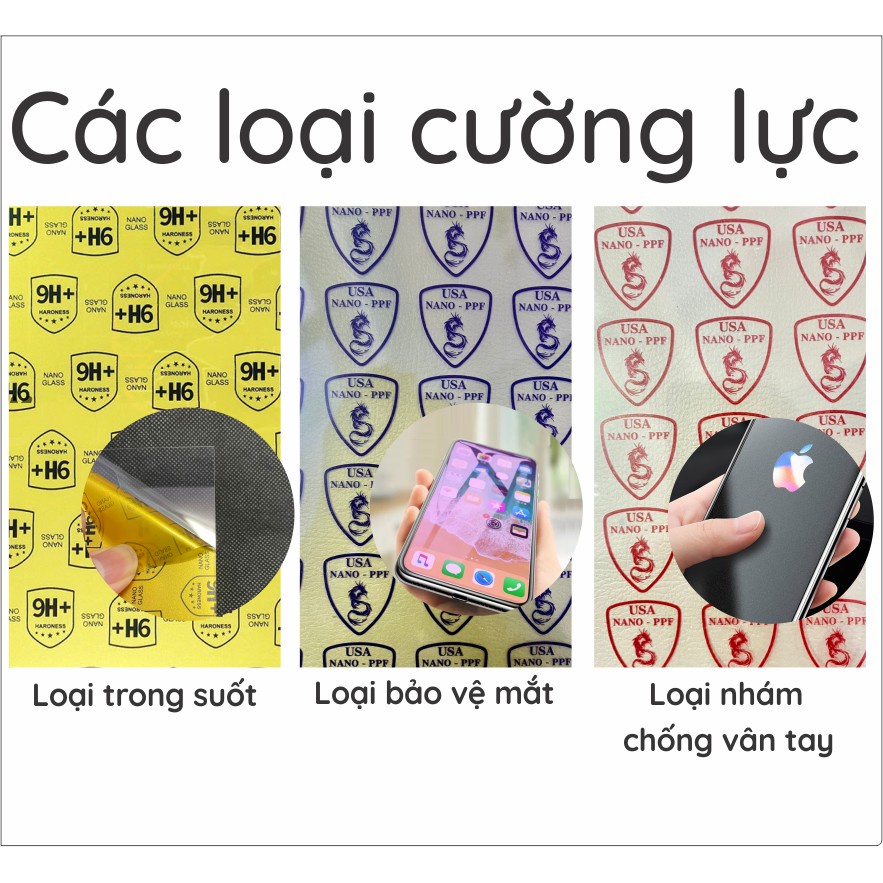 Dán kính cường lực dẻo nano Samsung A01 Core trong suốt, siêu bền
