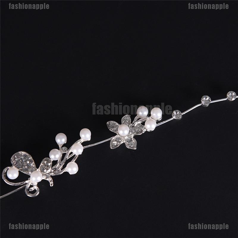 Kẹp Tóc Hình Bông Hoa Đính Đá Và Ngọc Trai Giả Thanh Lịch Dành Cho Nữ