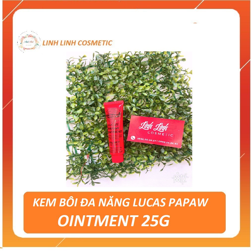 KEM BÔI ĐA NĂNG LUCAS PAPAW OINTMENT 25G ÚC / KEM ĐU ĐỦ LUCAS