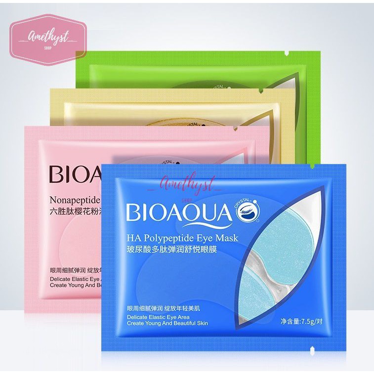 LẺ 1 Miếng Mặt Nạ Mắt Bioaqua Eye Mask Dưỡng Ẩm Và Làm Săn Chắc Vùng Da Quanh Mắt