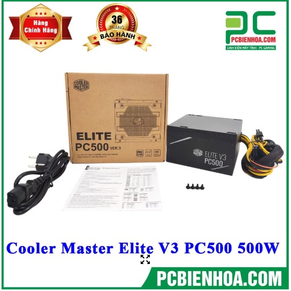 NGUỒN MÁY TÍNH COOLER MASTER ELITE V3 PC500 500W