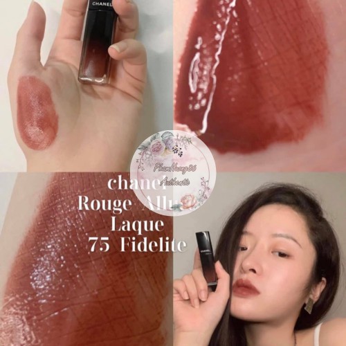 [Chính Hãng] Son Kem Chanel 75 Fidelite - Rouge Allure Laque