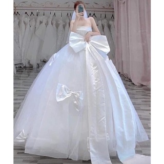 Nơ váy cưới phi loại to đuôi 2m0
