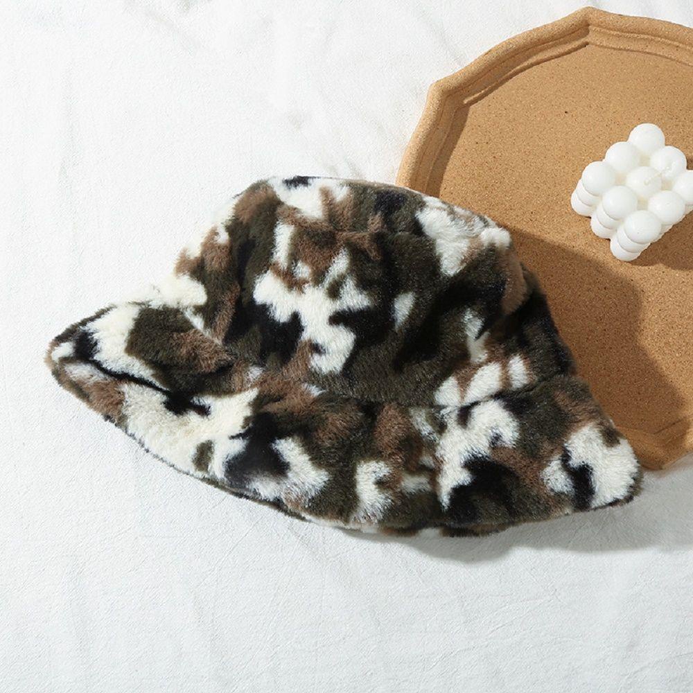 IVORY Nón Bucket Chất Liệu Dày Dặn Mềm Mại In Họa Tiết Chữ Thời Trang Cho Nữ