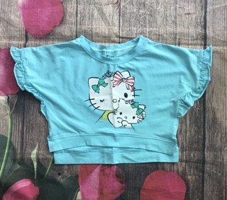Áo crop thun cotton