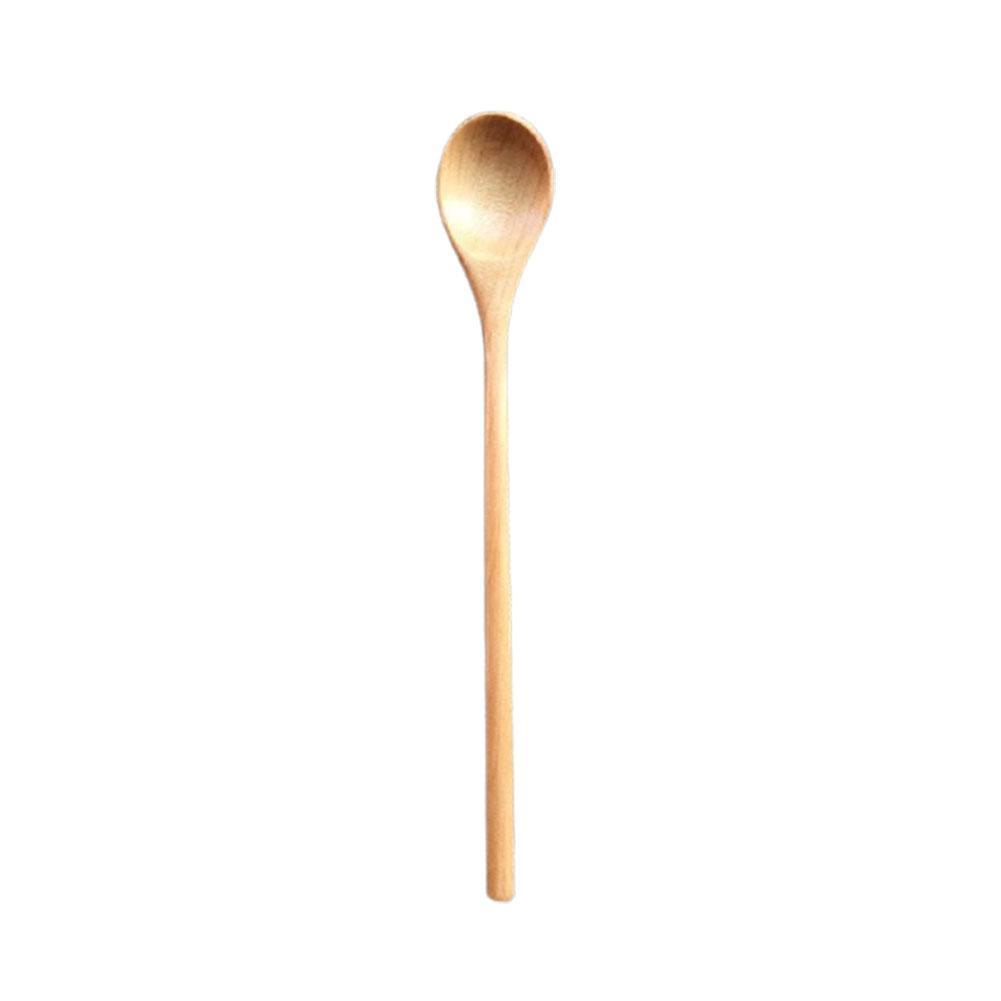 1 Muỗng Gỗ Cán Dài 10.9 Inch 100% H7R6