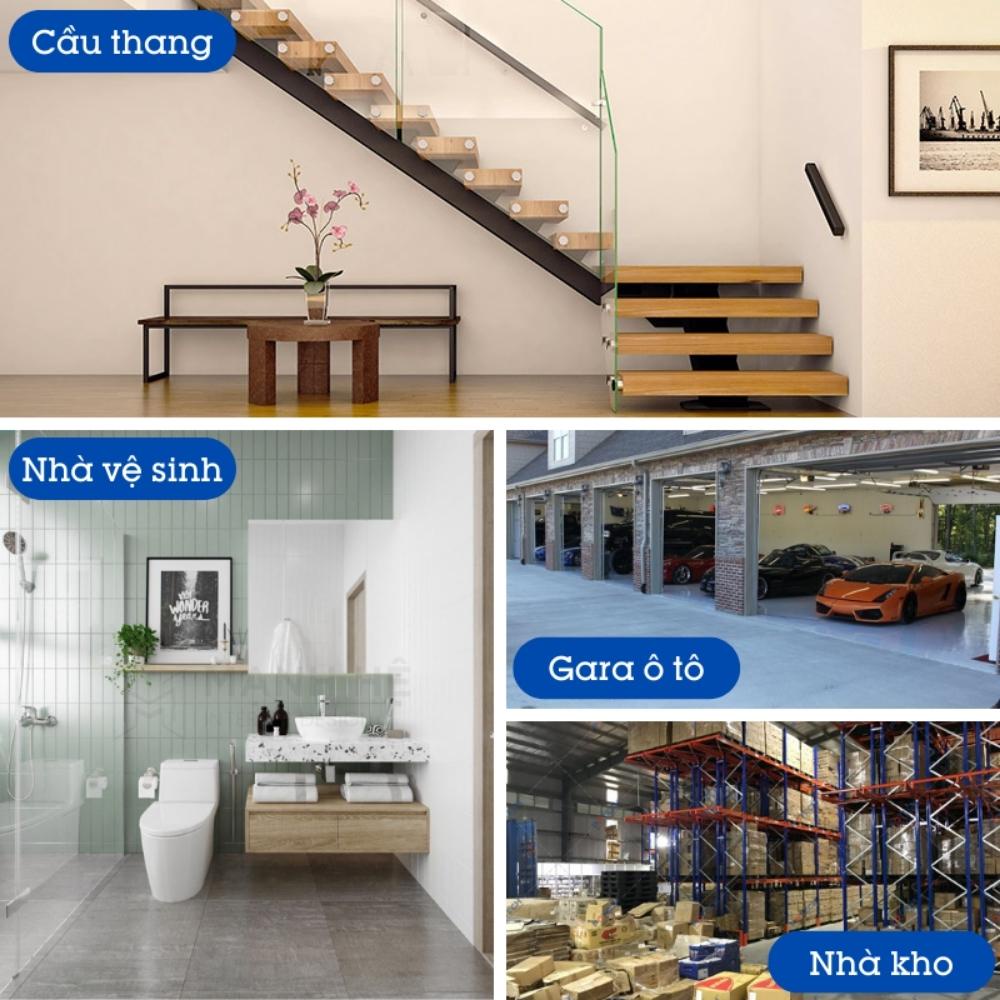 Công Tắc Cảm Biến Chuyển Động Radar Thông Minh Siêu Nhạy Lắp Trần Nổi Homematic MS600