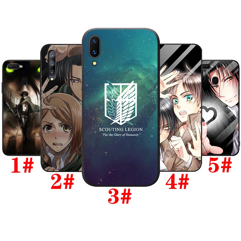 Ốp điện thoại silicon TPU mềm hình Attack On Titan W22 cho Vivo Y5S Y11 Y11S Y12 Y15 Y17 Y19 Y20 Y20i Y20S Y30 Y50 Y70 2020