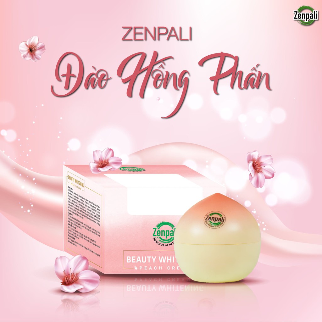 Đào Hồng Phấn Zenpali [Chính Hãng] Dưỡng Da, Trắng Hồng, Mờ Nám Tàn Nhang (5g)