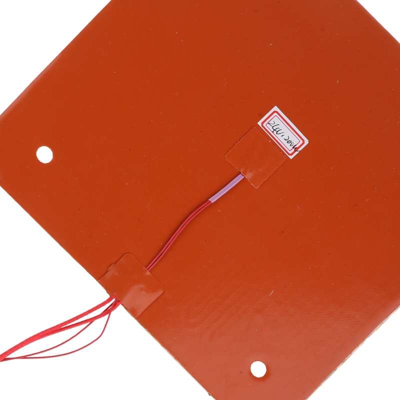 Tấm Nệm Nhiệt Silicon 230x230mm 24V 200W Có Lỗ Vít Thay Thế Cho Máy In 3D