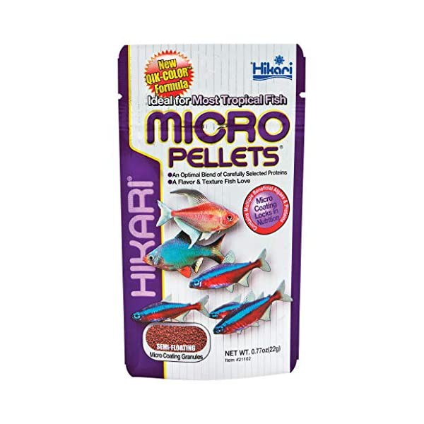  Hikari Micro Pellets New thức ăn cho cá neon thủy sinh 45gram Nhật