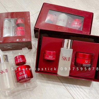 Bộ Sản Phẩm / Set Skii 3 Sản Phẩm Dưỡng Da Chống Lão Hoá Mini SK-II