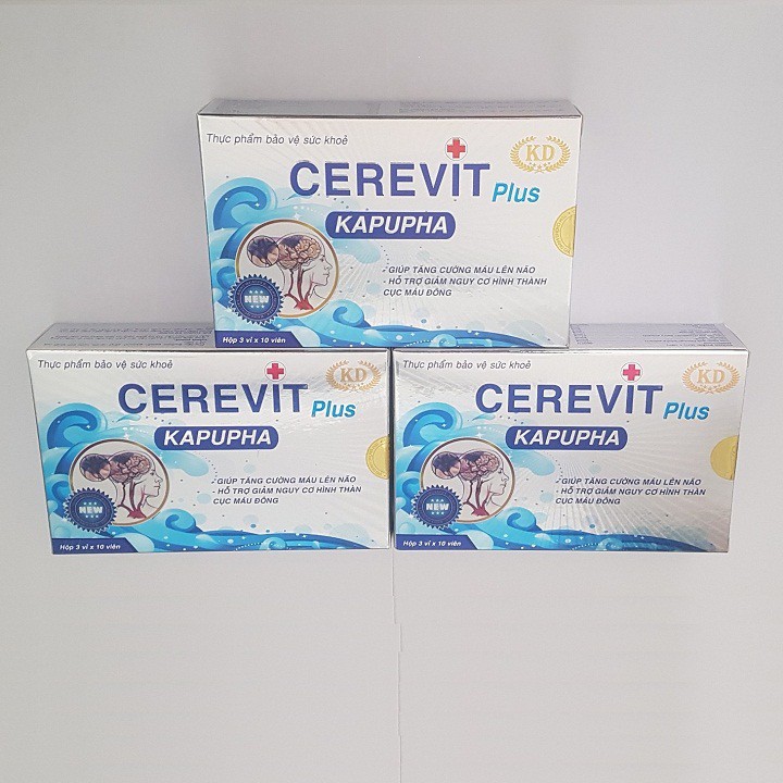 BỔ NÃO & NGĂN NGỪA ĐỘT QUỴ CEREVIT PLUS KAPUPHA