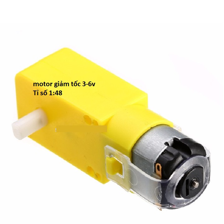 Bộ 2 chiếc Motor giảm tốc V1, động cơ giảm tốc vàng( 1:48)