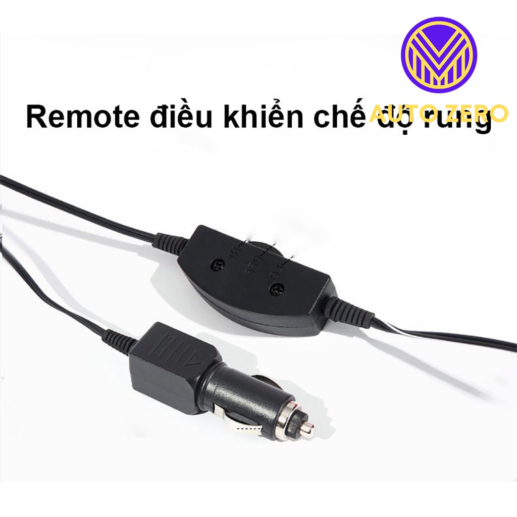 Gối tựa lưng massage trên xe ô tô , xe hơi/ghế văn phòng chống đau mỏi lưng - AUTOZERO
