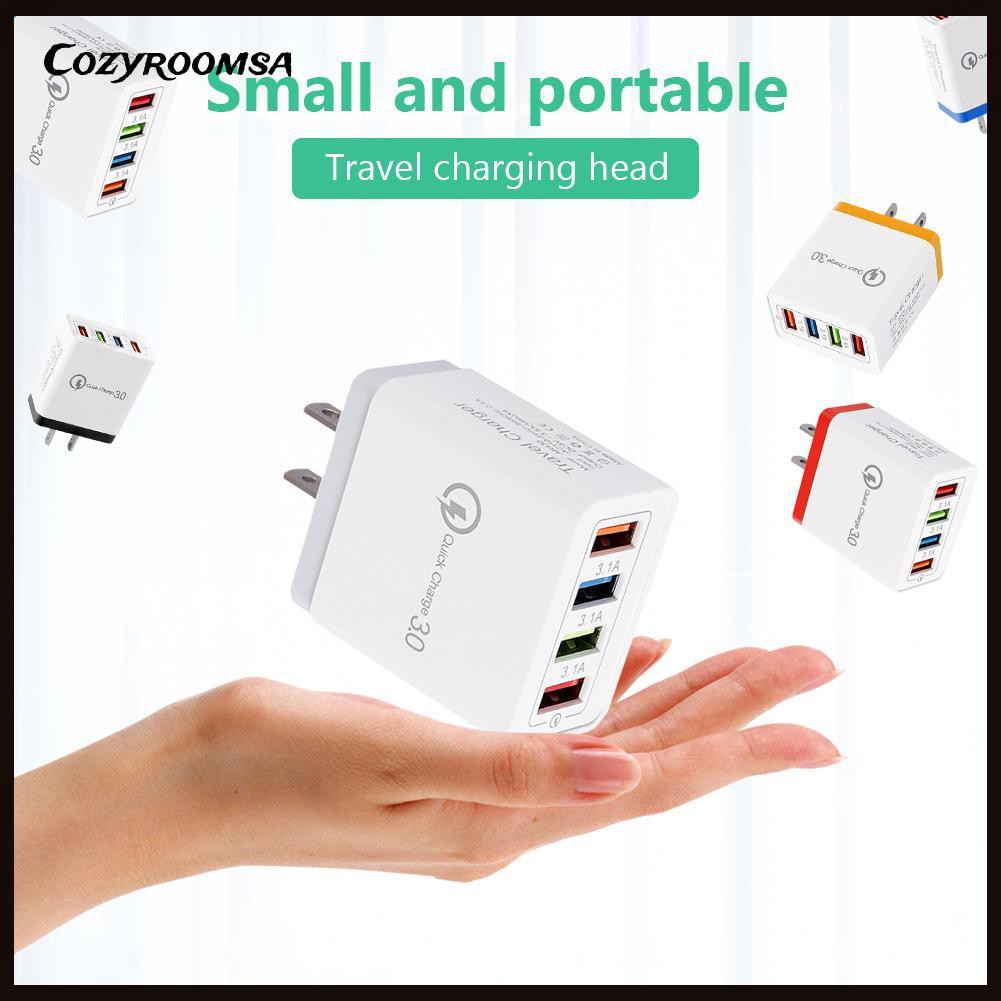 Ổ Cắm Sạc Ra 4 Cổng Usb Tiện Dụng