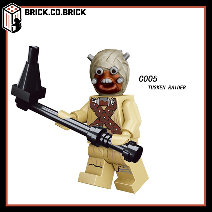 C001 - C008 Đồ chơi lắp ráp minifigures và lego mô hình phim truyện Chiến Tranh Giữa Các Vì Sao đặc sắc Star Wars: Gey