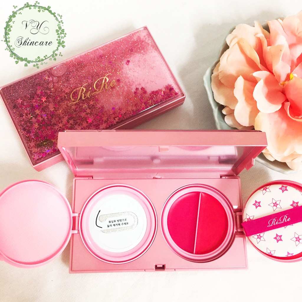 Hộp Phấn Nền Và Son Rire Lucent Star Cushion Thanh lý date cận