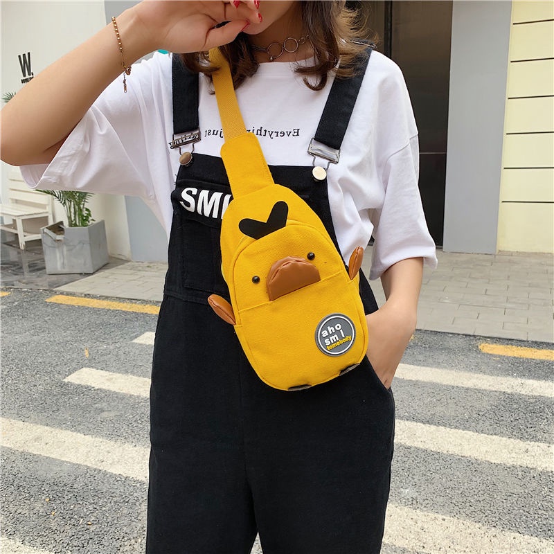 Túi Đeo Chéo Vải canvas Thời Trang 2023 Trẻ Trung Cho Nữ