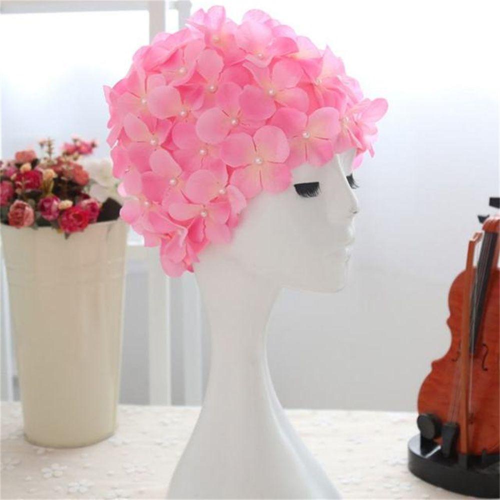 Mũ Bơi Co Giãn Phong Cách Vintage Bảo Vệ Độc Đáo Cho Nữ