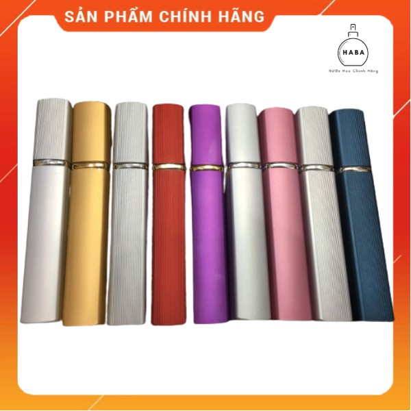 Lọ Chiết Nước Hoa Vuông 12ml Bọc Nhôm - Vỏ Chai Chiết Nước Hoa Nhôm | Chọn Màu Trắng Đen Vàng Tím Hồng Xanh Đỏ