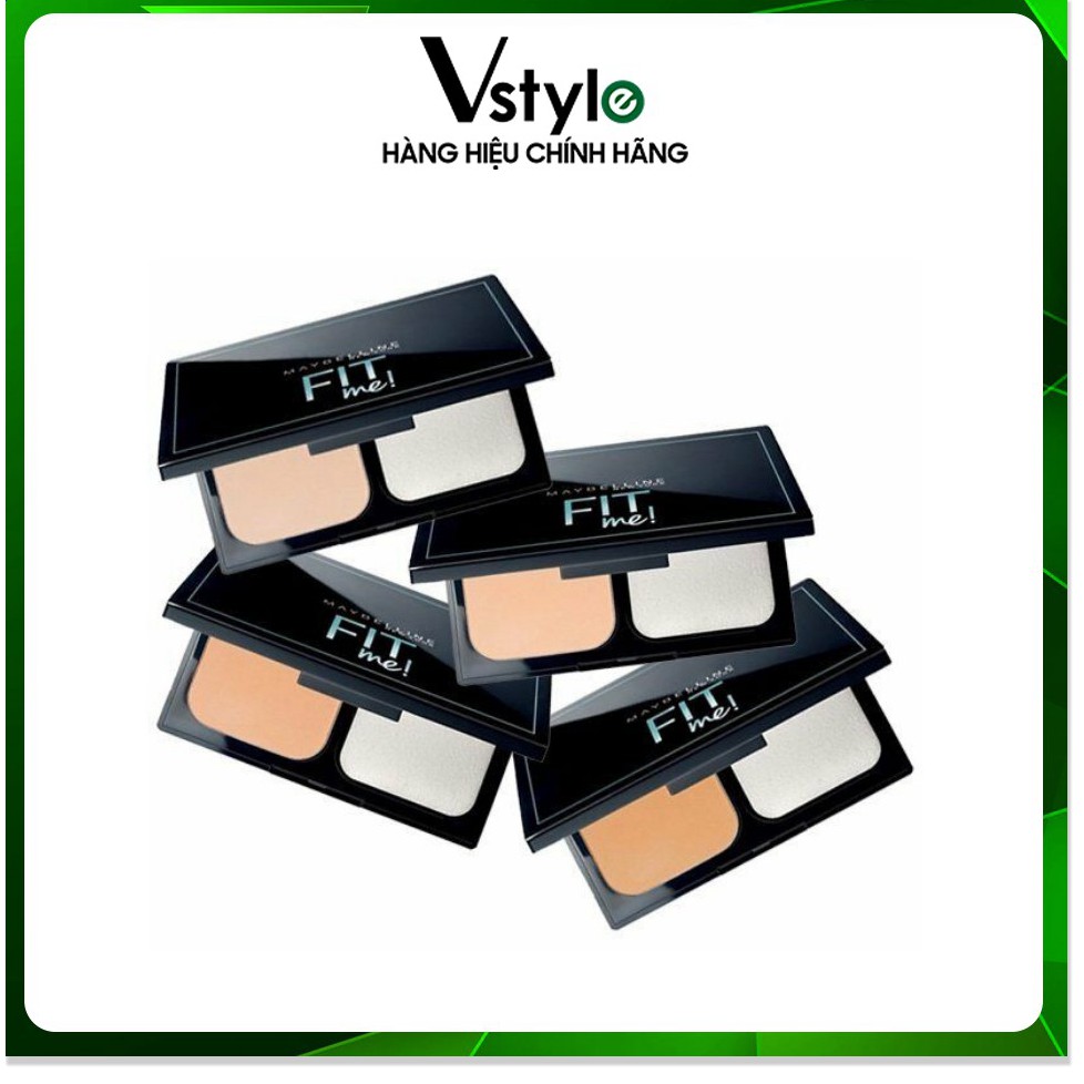 [Mã chiết khấu giảm giá mỹ phẩm chính hãng] Phấn Nền Maybelline Fit Me Powder Foundation SPF32 PA+++