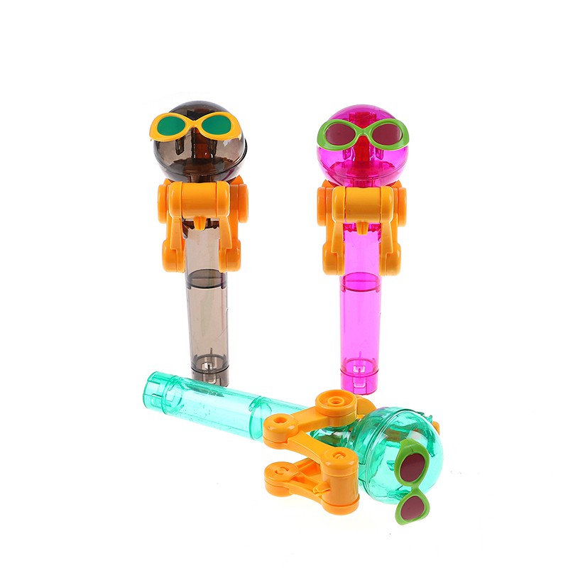 [superhomestore]Lollipop holder decompression toys lollipop robot dustproof creative toy gift